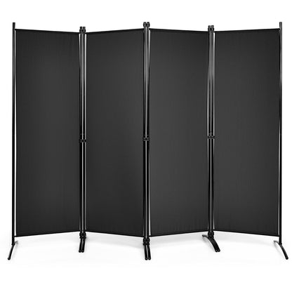 Portable Fiber Wall Divider  for Home Office-Black