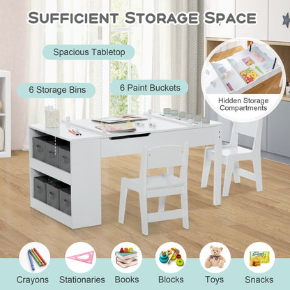 Maxi-Storage 2-in-1 Children's Art Table Set