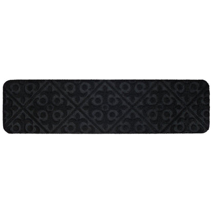 Non-Slip Stair Mats with Reusable Adhesive-Black