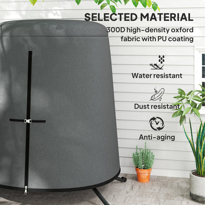 Outsunny 196 x 230 cm Hanging Egg Chair Protective Cover - Grey