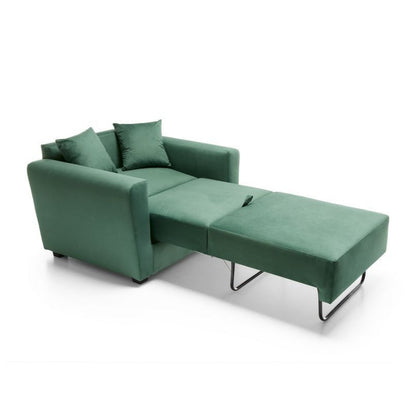 Bristol Velvet Single Sofa bed