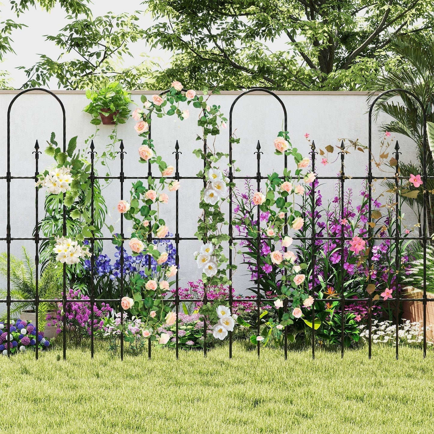 Decorative Garden Fence for Vegetable Flower Cucumber Tomato