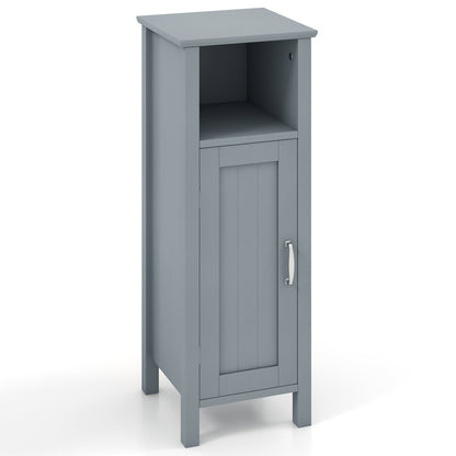 Bathroom Storage Organizer with 2-Tier Cabinet-Gray