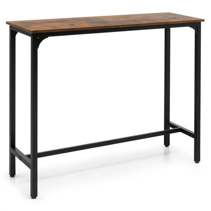 120 x 40 cm Industrial High Bar Table for Kitchen & Cafe & Pub