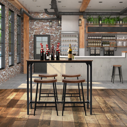 120 x 40 cm Industrial High Bar Table for Kitchen & Cafe & Pub