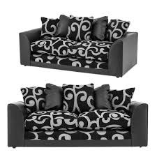 Zina Chenille Fabric 3 Seater and 2 Seater Sofa Set