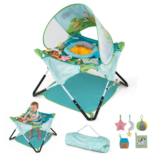 Indoor/Outdoor Infant Activity Center in Blue