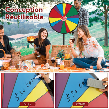 76 cm Prize Wheel with Stand