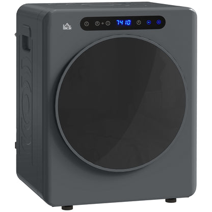 HOMCOM 4kg Compact 40-60√¢‚Äû∆í Tumble Dryer - Grey