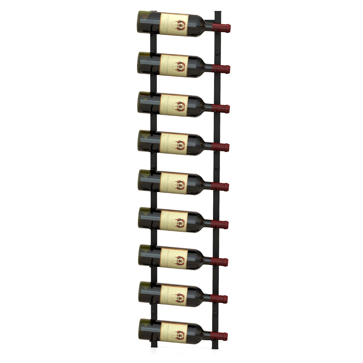 Wall Mounted Metal Wine Rack Organizer for Liquor and Champagne-M