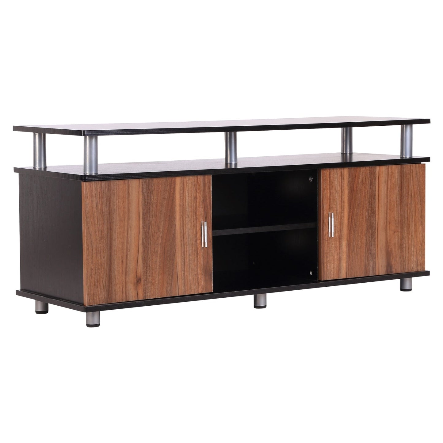 Retro Style TV Unit Stand 120Lx40Wx52.2H cm-Black