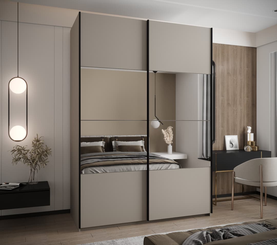 Trosa IV Sliding Door Wardrobe 170cm