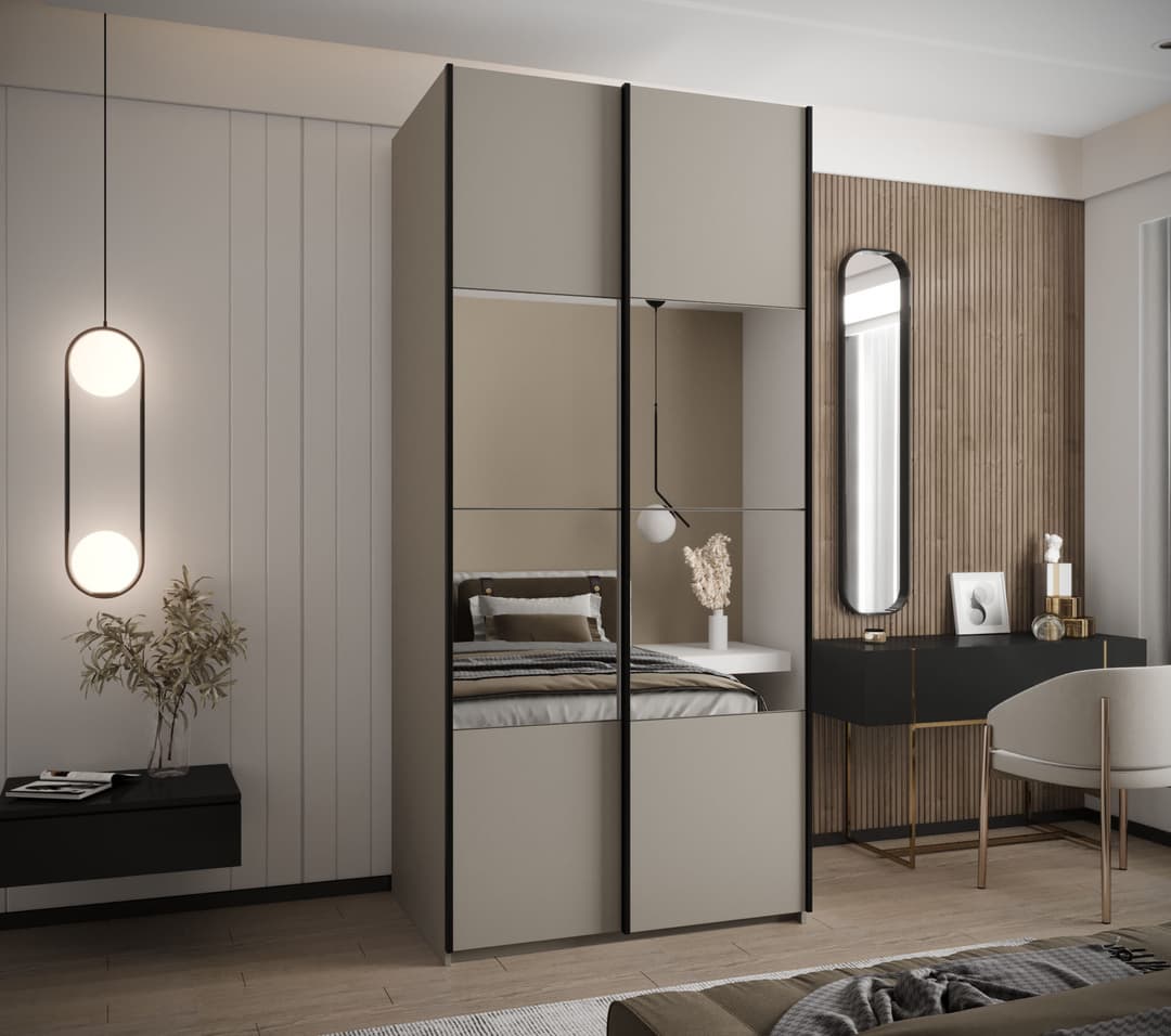 Trosa IV Sliding Door Wardrobe 120cm