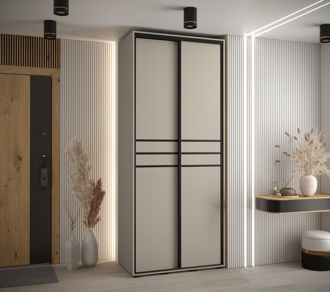 Dakota X Sliding Door Wardrobe 120cm