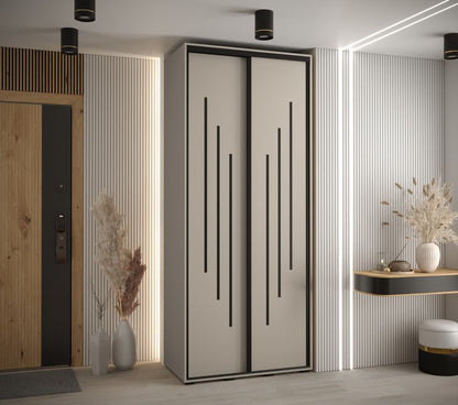 Dakota VIII Sliding Door Wardrobe 110cm