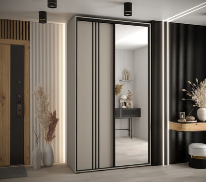 Dakota VII Sliding Door Wardrobe 130cm