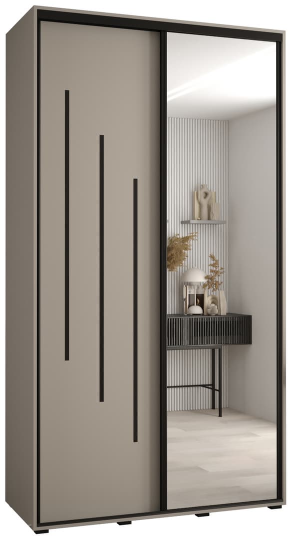 Dakota IX Sliding Door Wardrobe 140cm