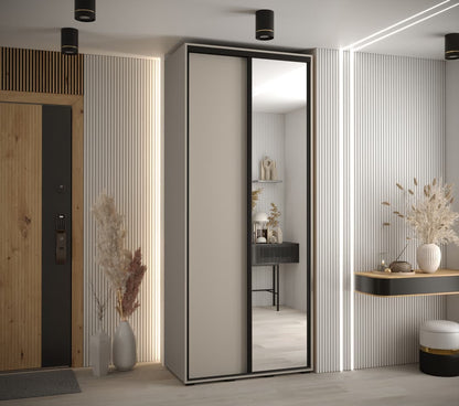 Dakota III Sliding Door Wardrobe 120cm