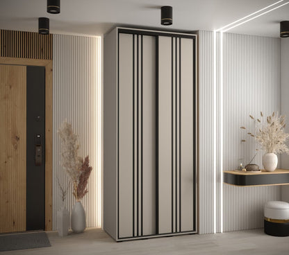 Dakota VI Sliding Door Wardrobe 120cm