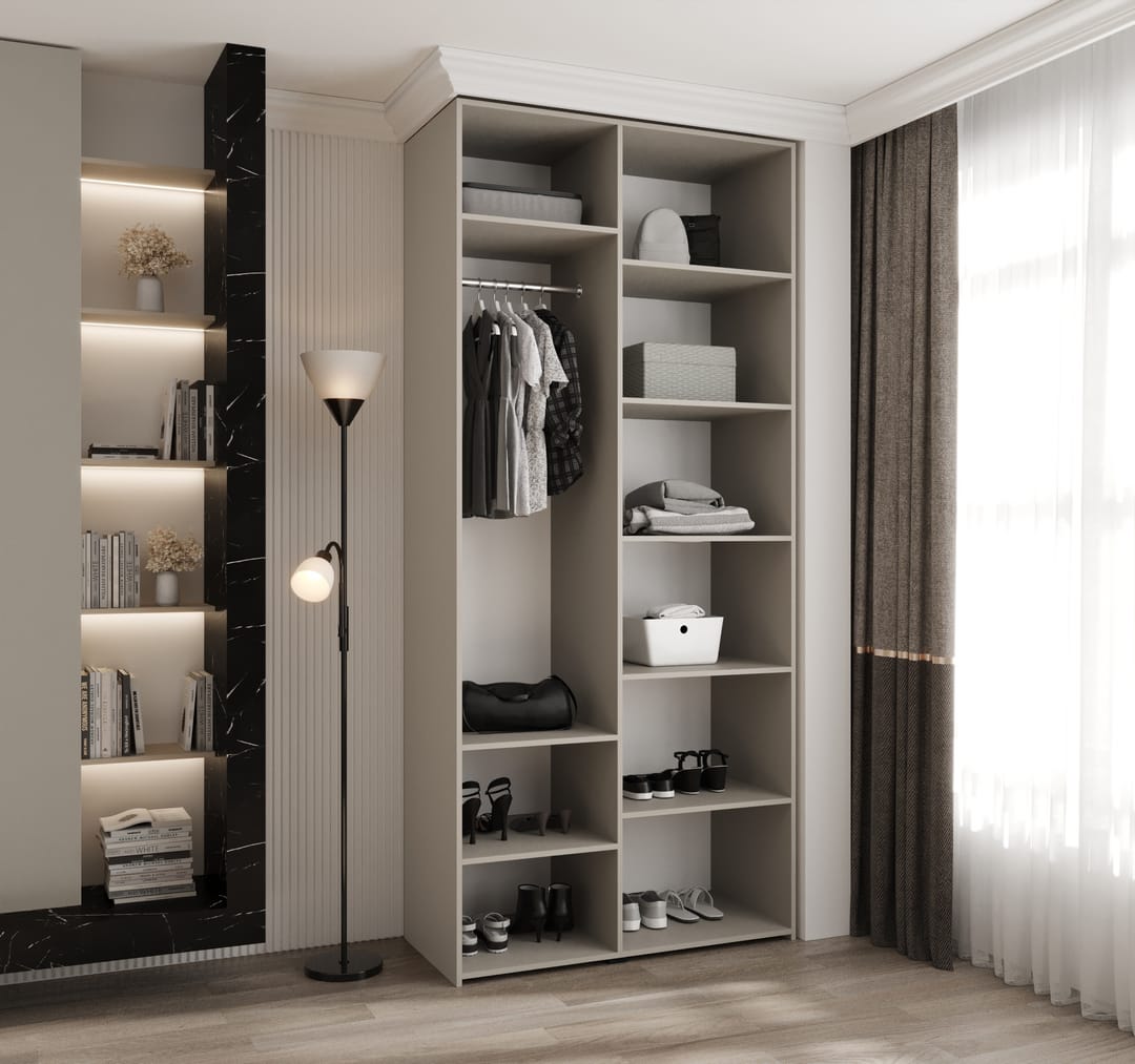 Como III Hinged Door Wardrobe 110cm