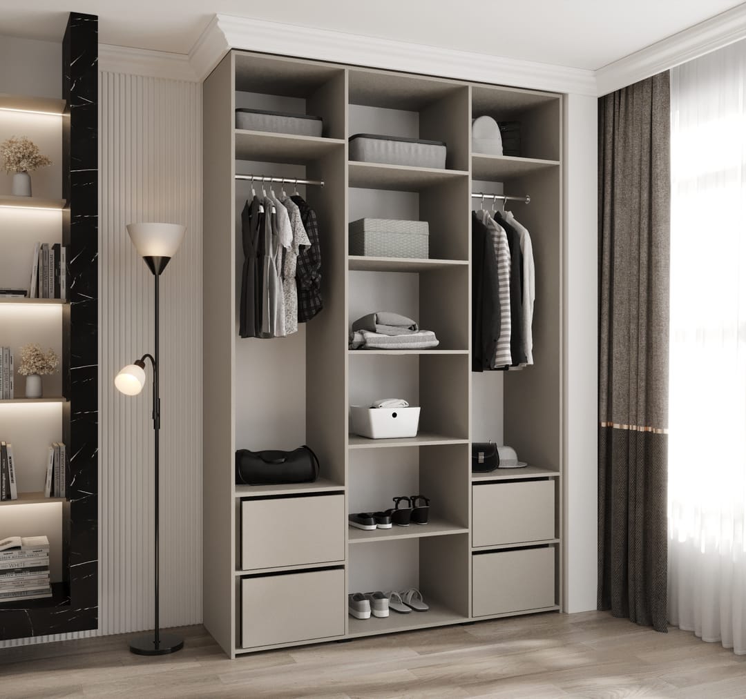 Como II Hinged Door Wardrobe 160cm