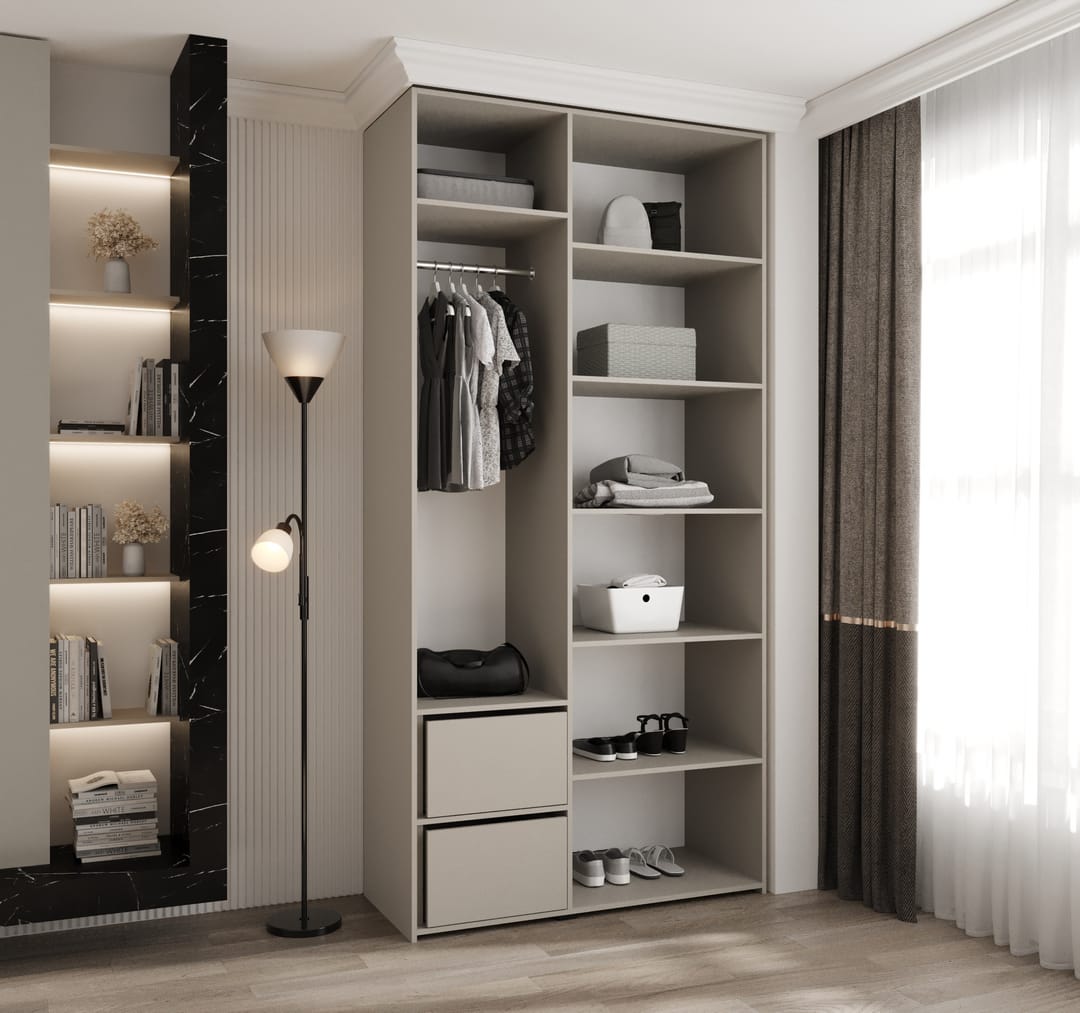 Como I Hinged Door Wardrobe 120cm