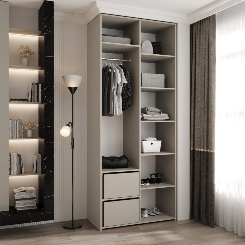 Como I Hinged Door Wardrobe 100cm