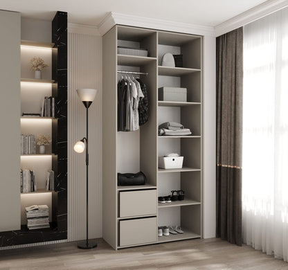 Como III Hinged Door Wardrobe 110cm