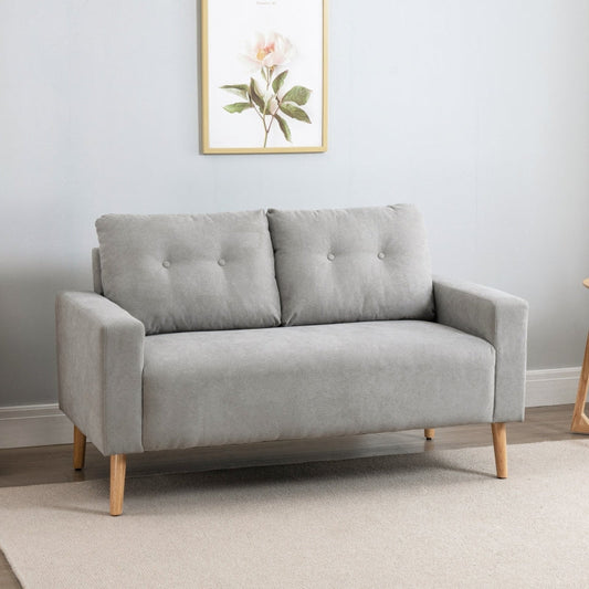 Two-Seater Sofa - Light Grey