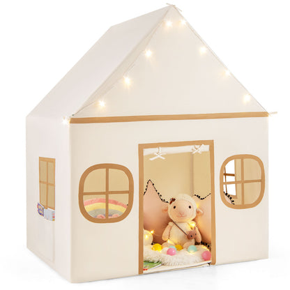 Kids Play Tent Large Playhouse Indoor Play Tent-Grey