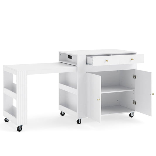 Kitchen Island in White