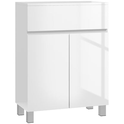 kleankin Freestanding Bathroom Cabinet in White