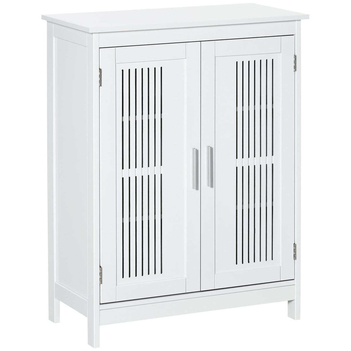 kleankin Modern Bathroom Floor Cabinet in White