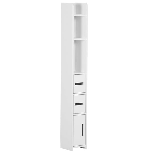 kleankin Modern Bathroom Storage Cabinet in White