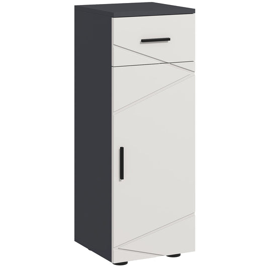 kleankin Slim Bathroom Cabinet in Grey