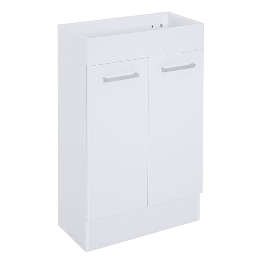 kleankin Under Sink Bathroom Vanity Unit in White