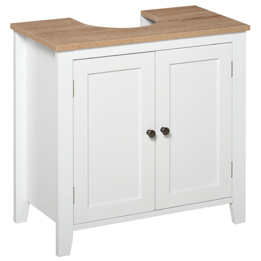 kleankin Under Sink Cabinet in White
