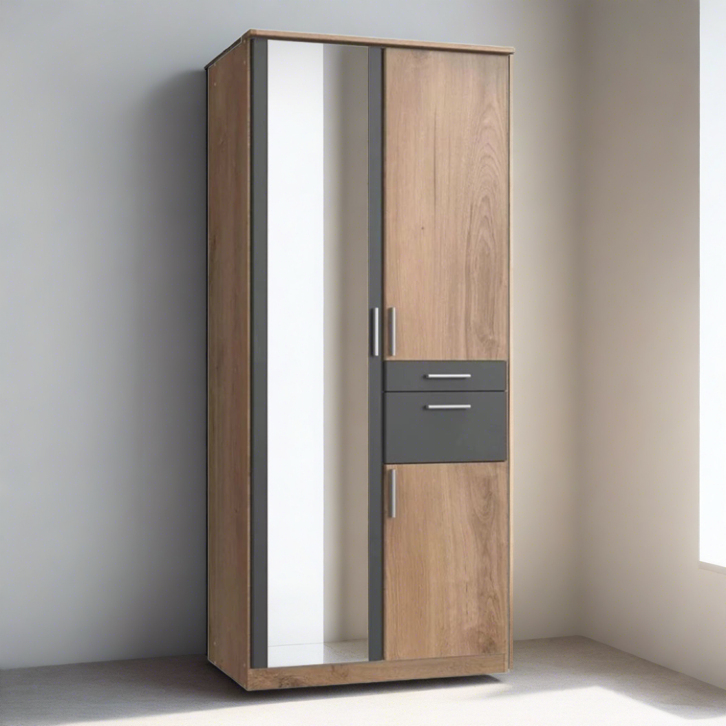 KODERA 2 Door Wardrobe Oak 90cm