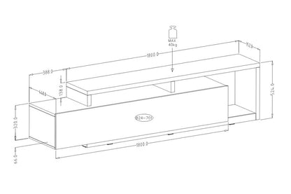 Bota 40 TV Cabinet 219cm
