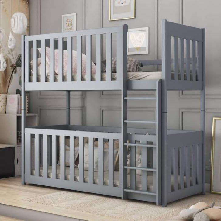 Oxford Wooden Bunk Bed with Cot Bed
