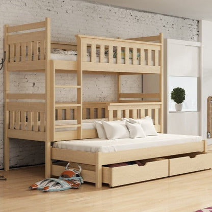 Kors Bunk Bed with Trundle and Storage