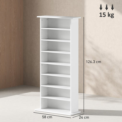 HOMCOM 360 CD Storage Unit - White