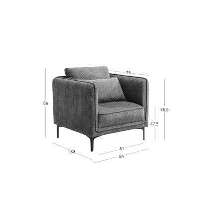 Landor Armchair Grey
