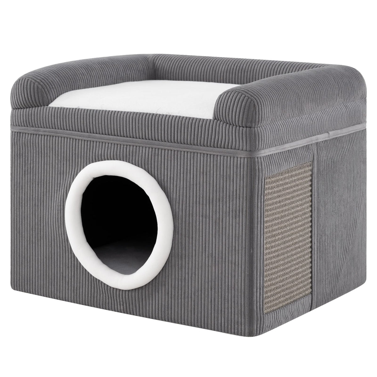Large Cat Cave in Grey
