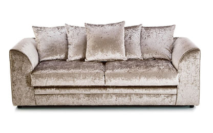 Arabia Crushed Velvet Corner Sofa Set