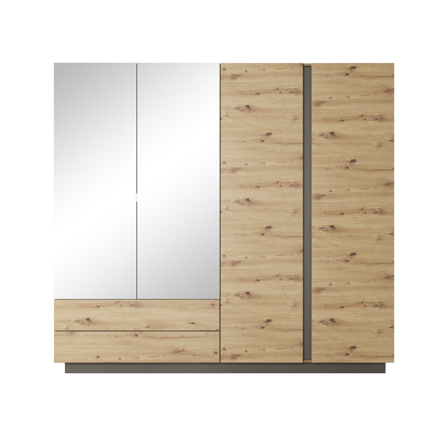 Wardrobe ARCO 220 Oak Artisan / Grey