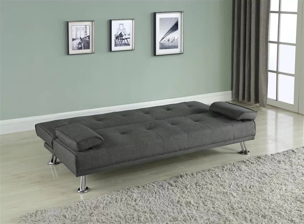 Birlea Logan Grey Fabric Sofa Bed