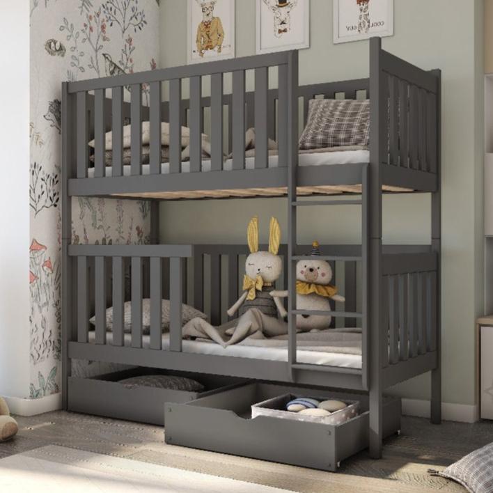 Aylesbury Wooden Bunk Bed David with Storage