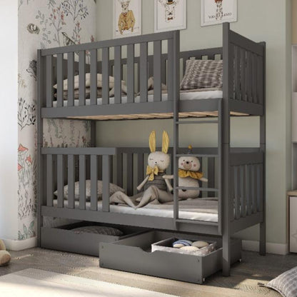 Aylesbury Wooden Bunk Bed David with Storage