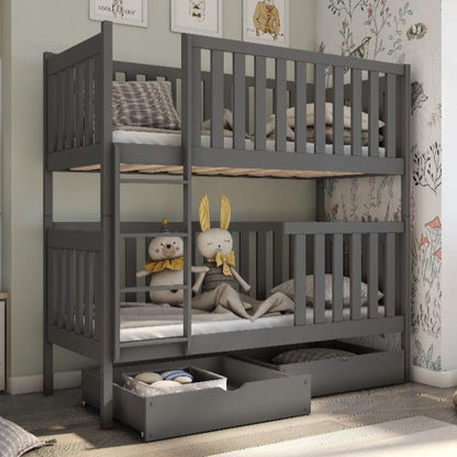 Aylesbury Wooden Bunk Bed David with Storage